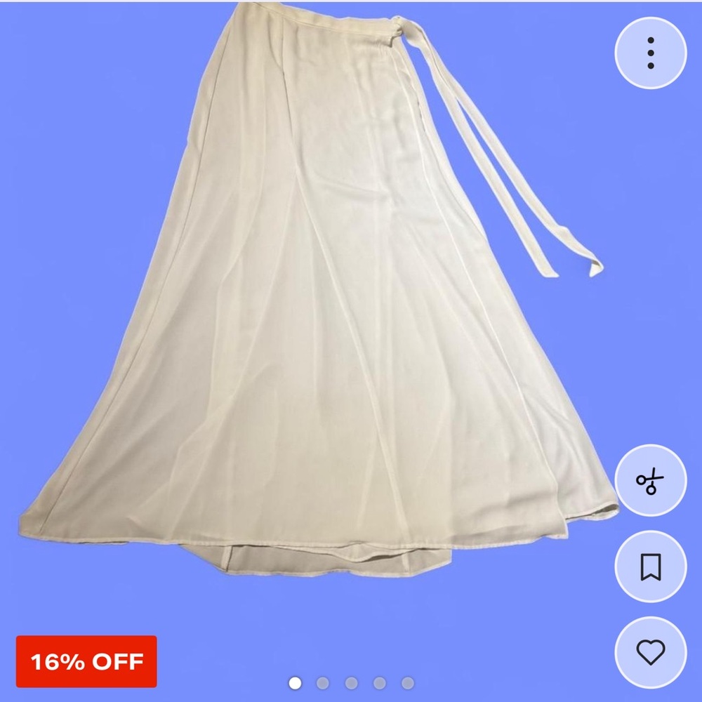 BCBGMaxAzria Crisp White Women's Maxi Skirt
